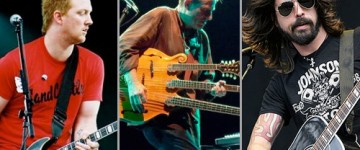 THEM CROOKED VULTURES: Grohl, Homme and Jones working on a new album
